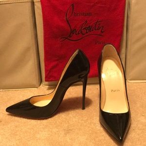 Black Christian Louboutin So Kate Pumps 36.5